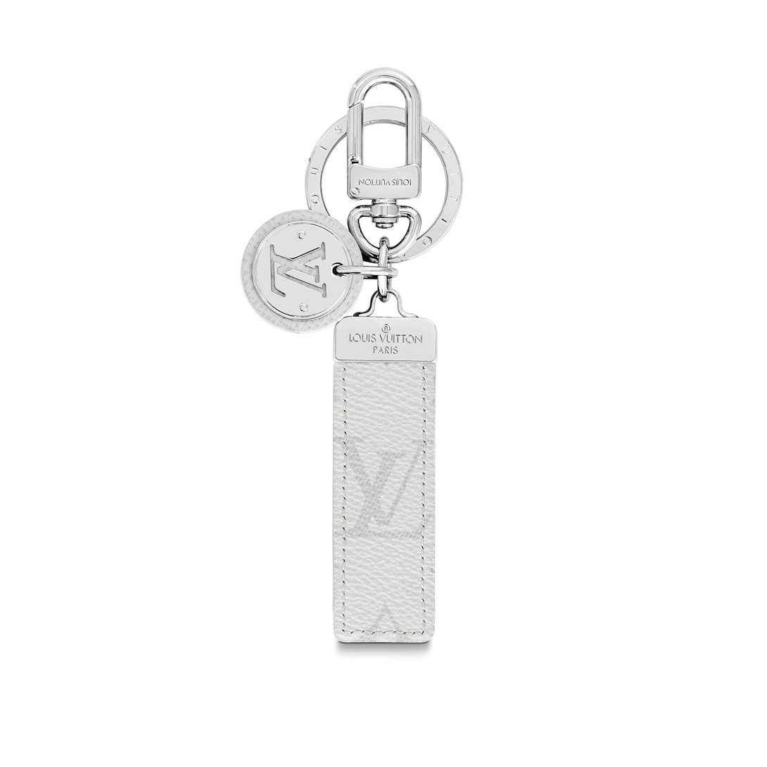 White louis 2025 vuitton keychain